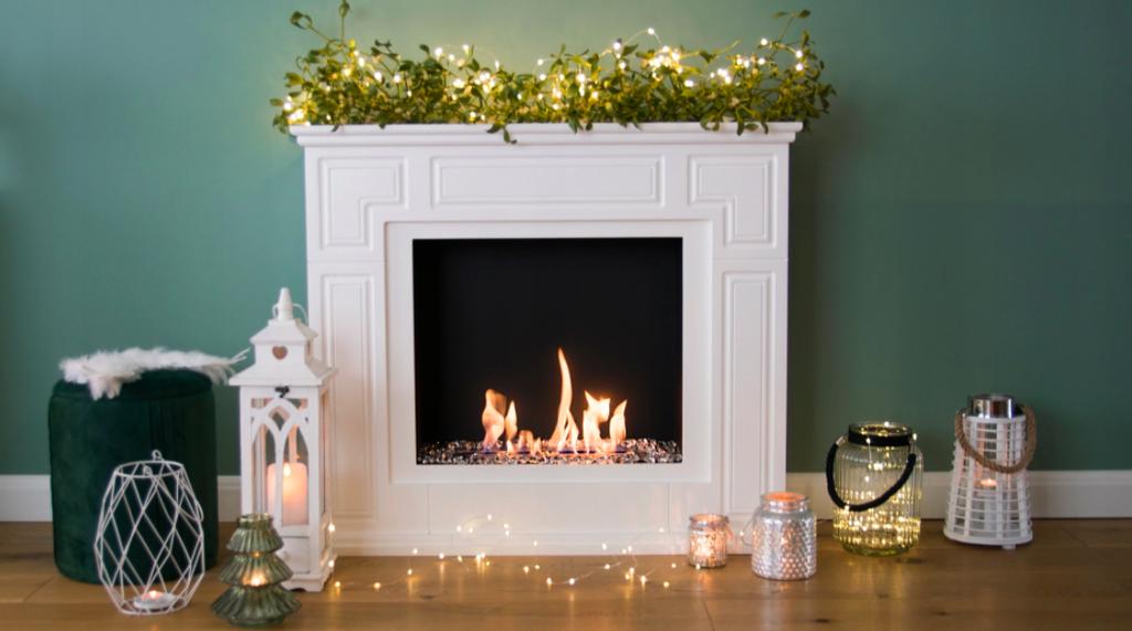 Portal Bioethanol fireplace MARCH TÜV set