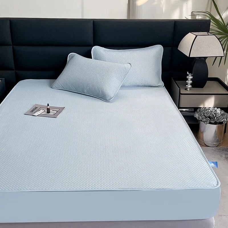 Охлаждающий наматрасник, протектор, ультразвуковая технология, стеганый наматрасник, наволочка, дышащий прохладный коврик, простыня