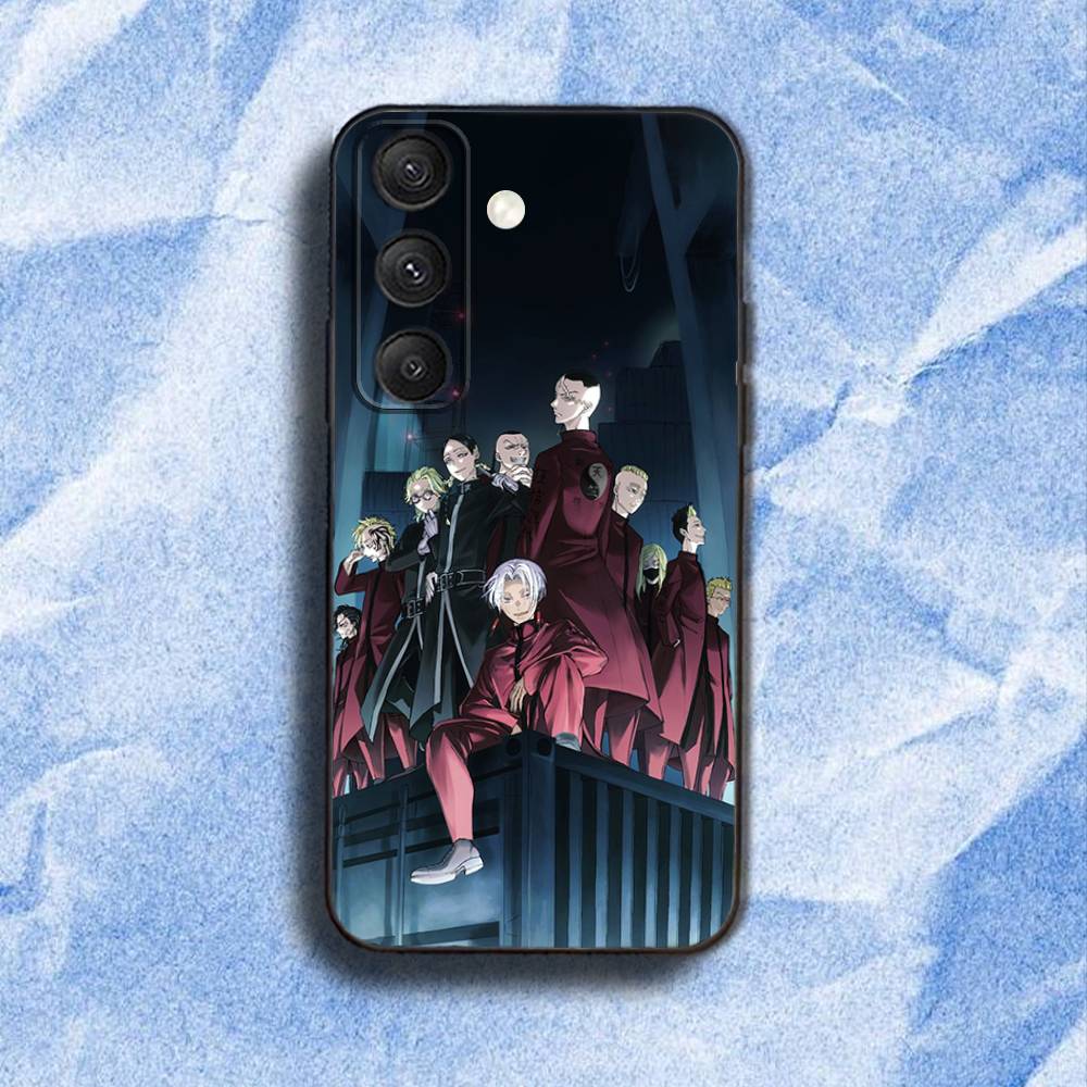 Tokyo R-Revengers Anime Phone Case For Samsung S 25,24,23,22,30,21,10,9,Ultra,Plus,Lite,FE,4,5G Black Soft Case