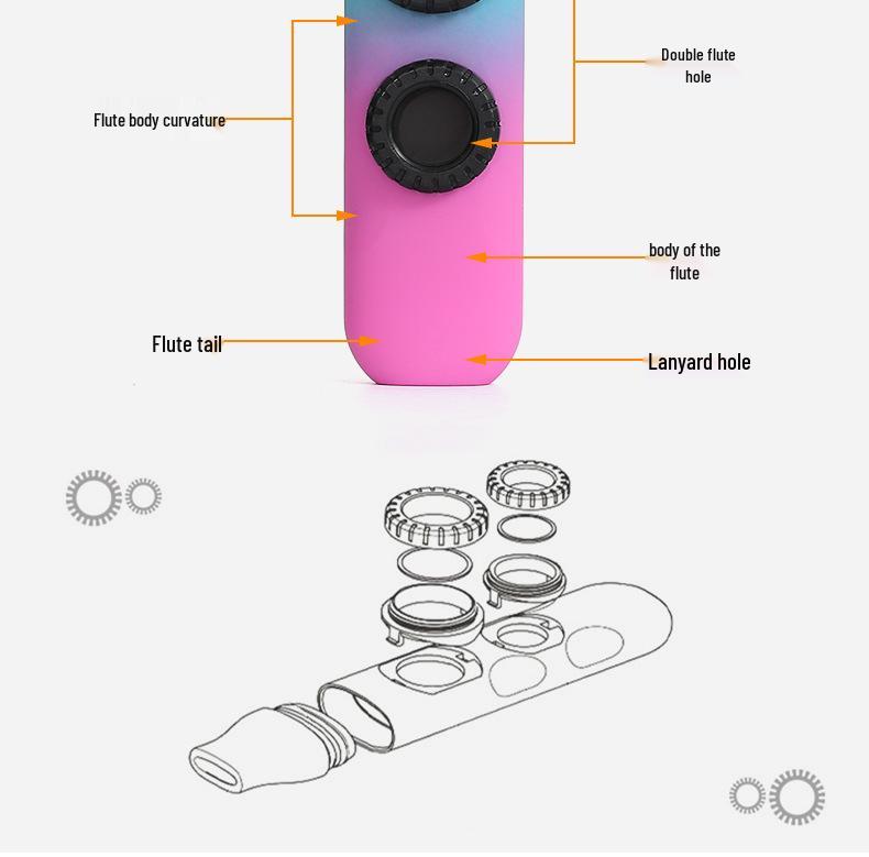 Concert-Level Dudu Flute: Professional Kazoo Instrument for Learning