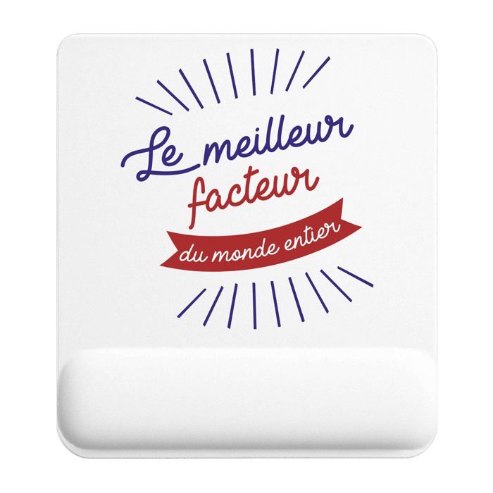 Tapis de souris - PLANETEE - Facteur Meilleur monde - 22x18 cm - 3 mm - Impression sublimation HD