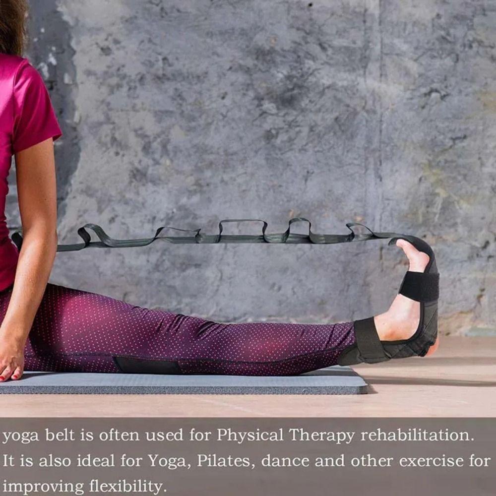 with Loops Ankle Yoga Ligament Stretching Belt Stretching Foot Stretching Band  Beginner Pilates