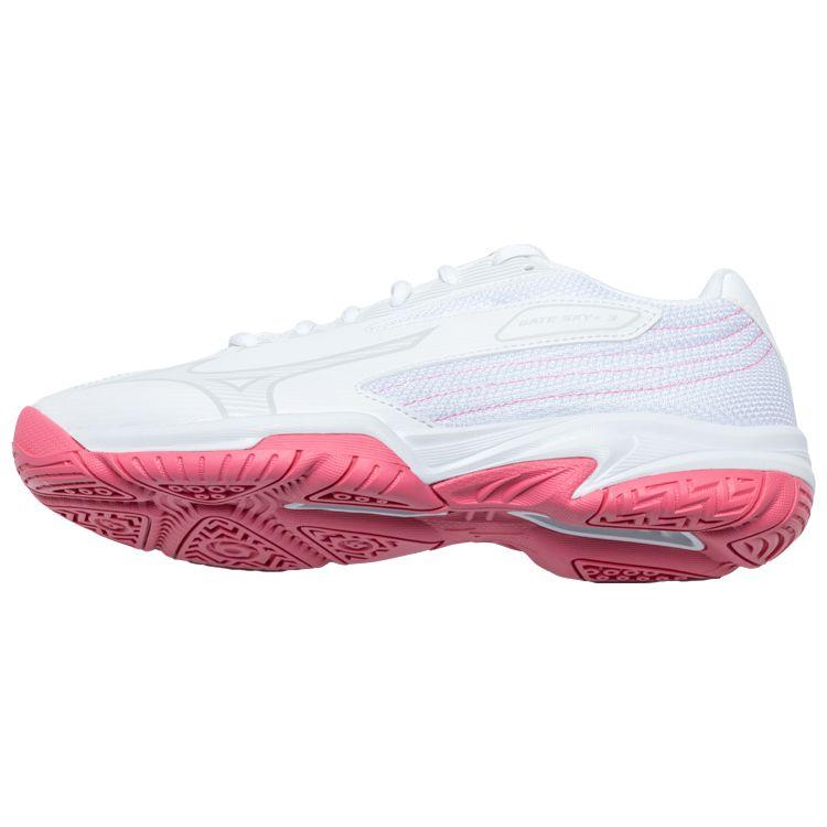 Mizuno Gate Sky Plus 3 Wide White High-Vis Розовые кроссовки унисекс Wan-Blue Lunar-Rock 71GA234022