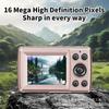 16 МП HD цифровая камера с 2,4-дюймовым экраном - Идеально подходит для домашнего использования или в качестве подарка