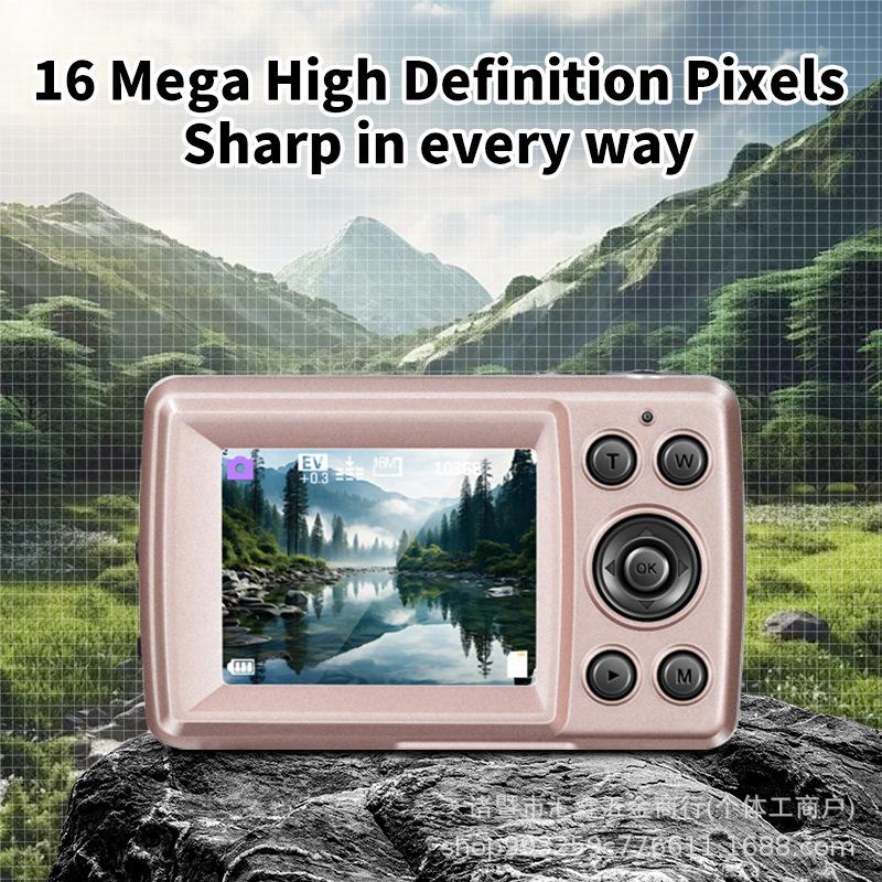 16 МП HD цифровая камера с 2,4-дюймовым экраном - Идеально подходит для домашнего использования или в качестве подарка