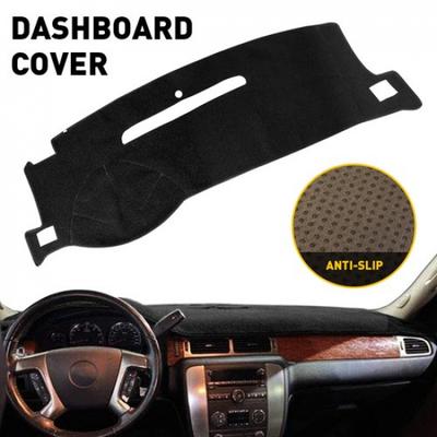 Подходит для Chevy Tahoe/Suburban/Avalanche 2007-2014 Черная накладка на панель приборов, чехол на панель, коврик