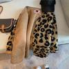 Coats for Women Oversize Cotton Fleece Leopard Fur Coat Autumn Winter Cardigan Casual Long Sleeve Women Coat
