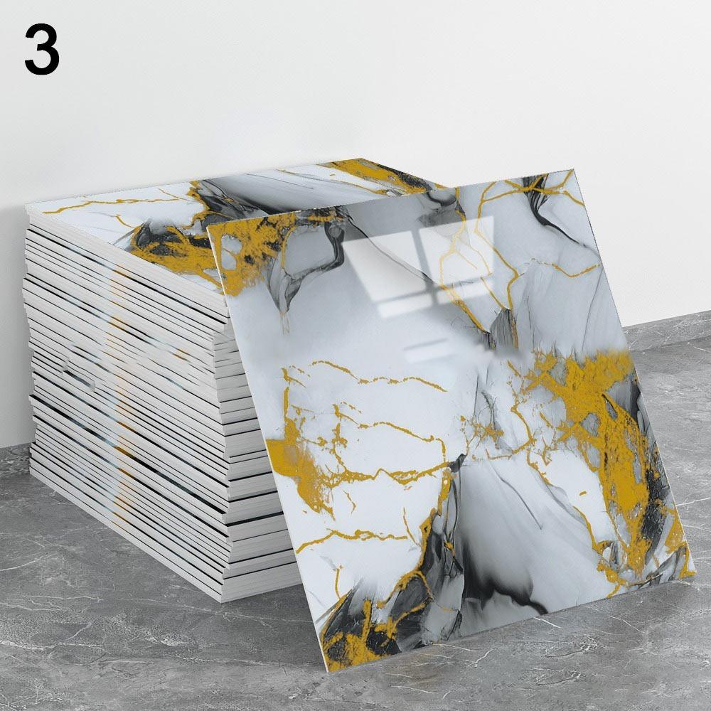 Waterproof Self Adhesive Tiles Floor Stickers 3D Wallpaper New Imitation Ceramic Wall Sticker