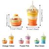Silicone Foldable Ice Ball Cup Food Grade Collapsible Silicone Cup Portable Travel Tumbler  Office
