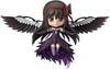 Nendoroid Devil Homura from Puella Magi Madoka Magica the Rebellion Plastic Action Figure Resale Movie - Non-scale Pre-painted -