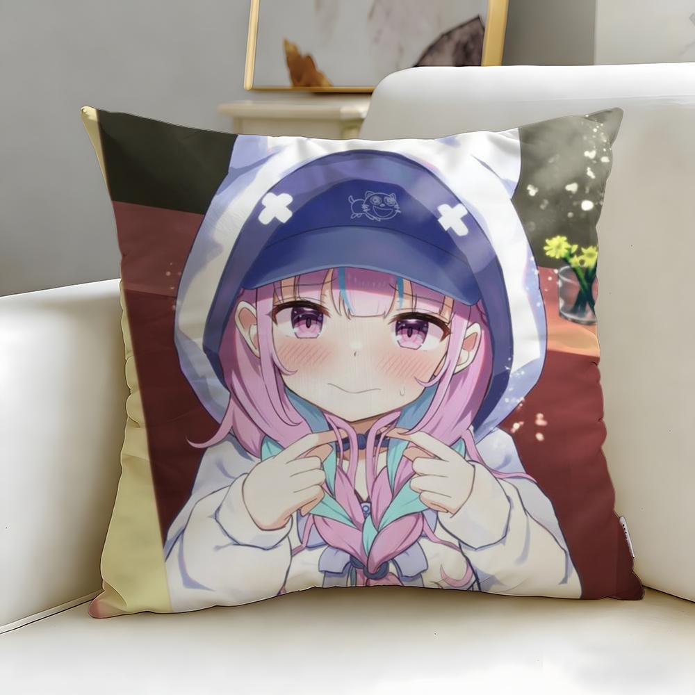 Trendy Mminato Aquaed Cushion Cover Soft EasyWash Pillow Case Versatile for Couch Bed Travel and Office