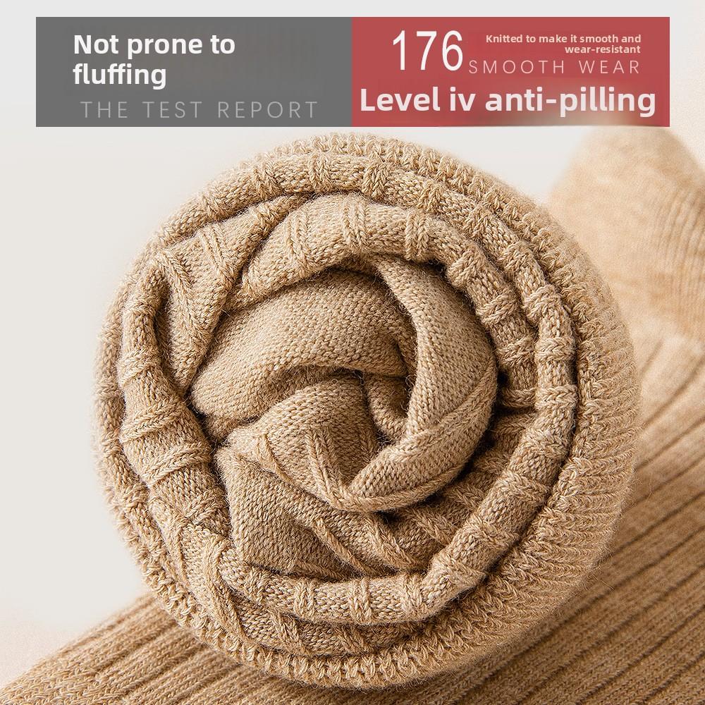 5 пар мужских весенних и осенних дышащих носков Four Seasons Mid Tube Business Socks из чистого хлопка