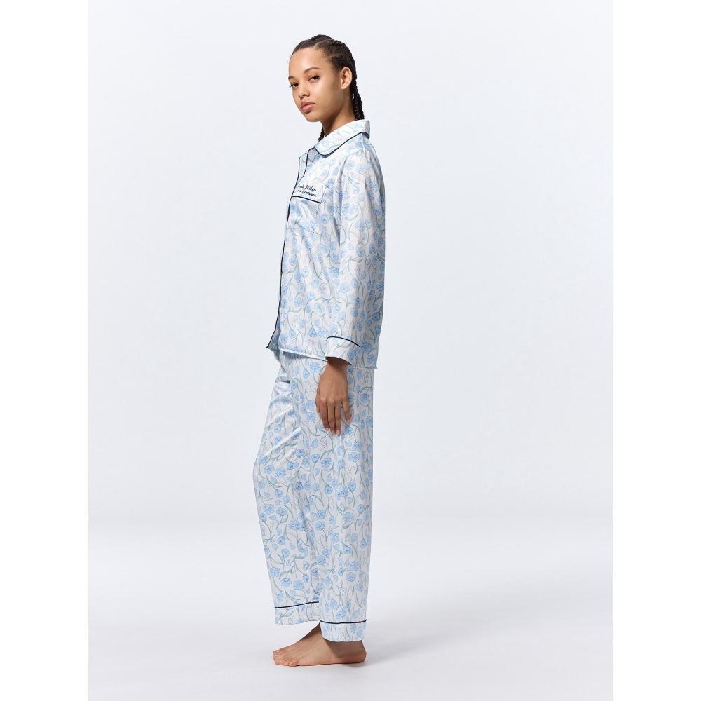 GU by Uniqlo Атласная пижамаS Длинные рукаваS Длинные брюкиFrieren Beyond Journey S End