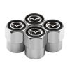 4pcs Car Wheel Tire Valve Caps Stem Case With Logo Auto Styling For Mazda 2 3 6 5 Axela Atenza CX 5 323 CX3 Emblems Accessories FF26