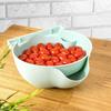 Чаша для закусок с держателем для смартфона и ситечком для аперитива