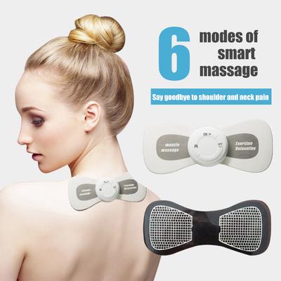 1 шт. белый интеллектуальный массажный пластырь низкочастотный шейный массаж плечо, шея, поясница массажное устройство для снятия усталости