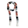 Yousheng Rainbow Striped Scarf Women Long Skinny Fuzzy Fluffy Neckerchief Knit Thin Scarf Autumn Winter Knitting Scarf Outfit Accessories
