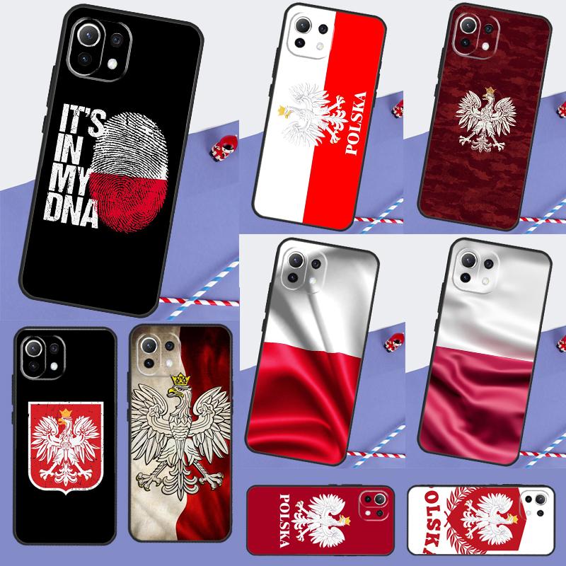 Флаг Польши для чехла POCO F5 X3 X4 X5 Pro F3 F4 GT M5s C40 Для Xiaomi 13 12 Lite 12X 11T 12T Pro Обложка