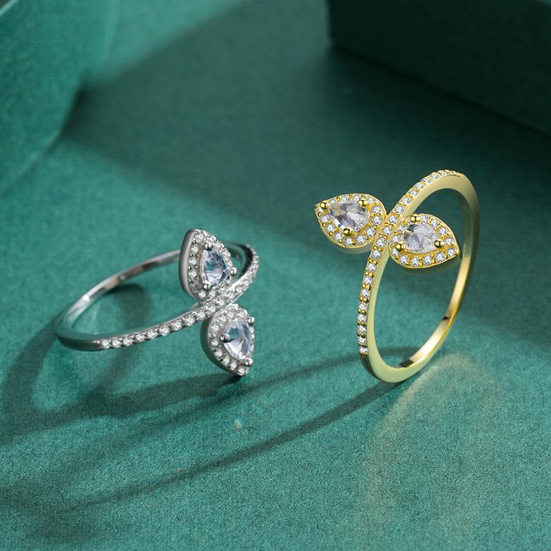 MODIAN Изысканное серебро 925 пробы, сверкающие капли воды, кольца с цирконием на палец, изысканное модное кольцо для женщин, свадебные украшения