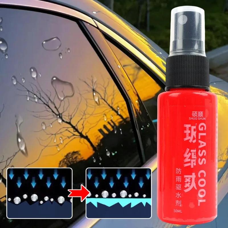 Водоотталкивающее средство для автомобильного стекла, лобовое стекло, зеркало заднего вида, быстрый водонепроницаемый спрей, чистящие средства для стекол, вытесняющее масло средство