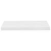 Floating Shelf High Gloss White 60 x 23.5 x 3.8 cm MDF