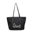 Casual Korean Style Dachshund Tote Bag Graffiti Puppy Cute Armpit Shoulder Bag Commuting Square Underarm Handbag Outdoor
