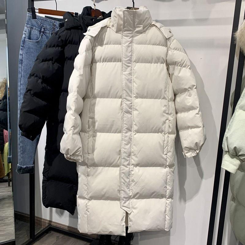 Fashion Warm Long Thick Cotton Coat for Women Couples In Winter