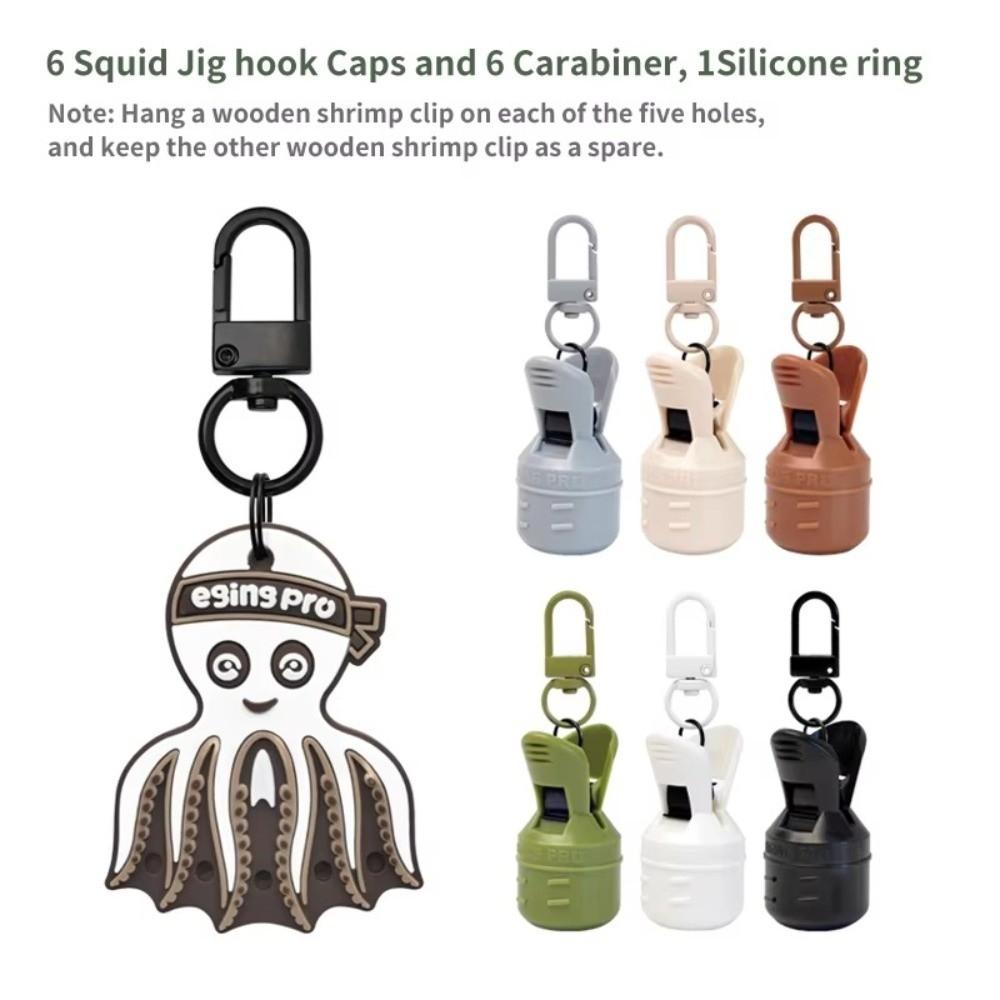 Protective Cover Squid Jig Bait Protector Cuttlefish Umbrella Lure Cap Deep Sea Fishing