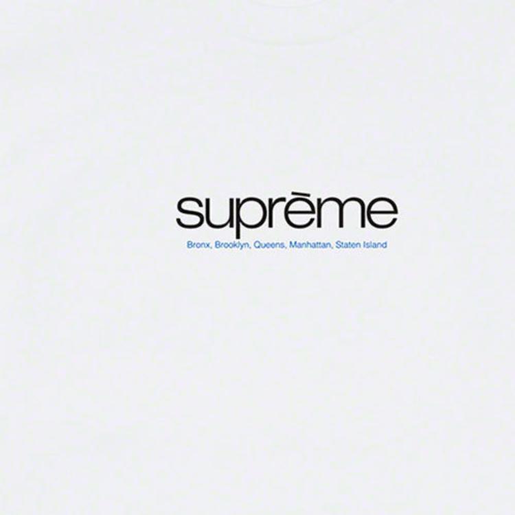 Supreme Футболка Five Boroughs SUP-SS21-406
