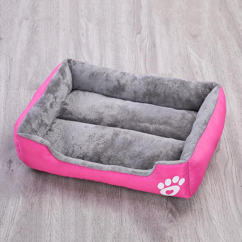 Candy Color Multi-Size Pet Bed: Cozy Four-Season Spot for Cats & Dogs