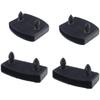 20pcs 55x9mm Bed Slat Holders Kit Bundles Centre Caps Black End Caps Holders Bed Base Plastic or Furniture Accessories