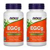 Now Foods Экстракт зеленого чая EGCG 400 мг, растительные капсулы, 90 шт., 2 упаковки