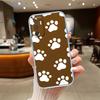 NH19 dog footprint Paw Transparent Phone Case for Motorola Moto Edge 20 30 40 50 S30 Fusion Ultra Pro Neo Lite + G200 G23
