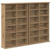 CD Cabinet 2 Pcs. Artisan Oak 60 X 17 X 92 Cm Engineered Wood