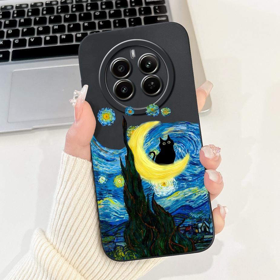 For Realme 12 Plus Case RMX3867 Stylish Candy Painted Cover Soft TPU Matte Phone Case For Realme 12 Pro Plus Realme12 Pro + Bags