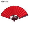 Ручной веер в китайском стиле, пустой шелковый тканевый складной веер, свадебный декор для вечеринки