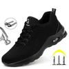 Anti-puncture Security Protective Shoes Air Cushion Work Sneakers Steel Toe Work Shoes Men Women Safety Shoes Light Breathable