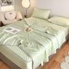 Новый классический однотонный латексный простыня на резинке летний коврик летнее одеяло воздухопроницаемый чехол комбинированный комплект