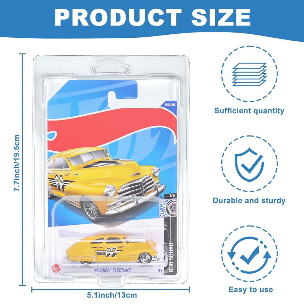 Защитный чехол, совместимый с витриной Hot Wheels, кейс для хранения, пластиковая модель автомобиля, блистерные кейсы, прозрачный дисплей, литая модель автомобиля