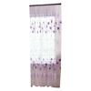 Window Voile Bright-colored Widely Applied Soft Texture Elegant Floral Printing Window Tulle Curtain for Living Room