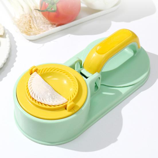 2Pcs Kitchen Dumpling Maker Dumpling Skin & Dumpling Press Mold 2-in-1 Gadgets Multifunctional Steamed Stuffed Bun DIY Making Tool for Pies