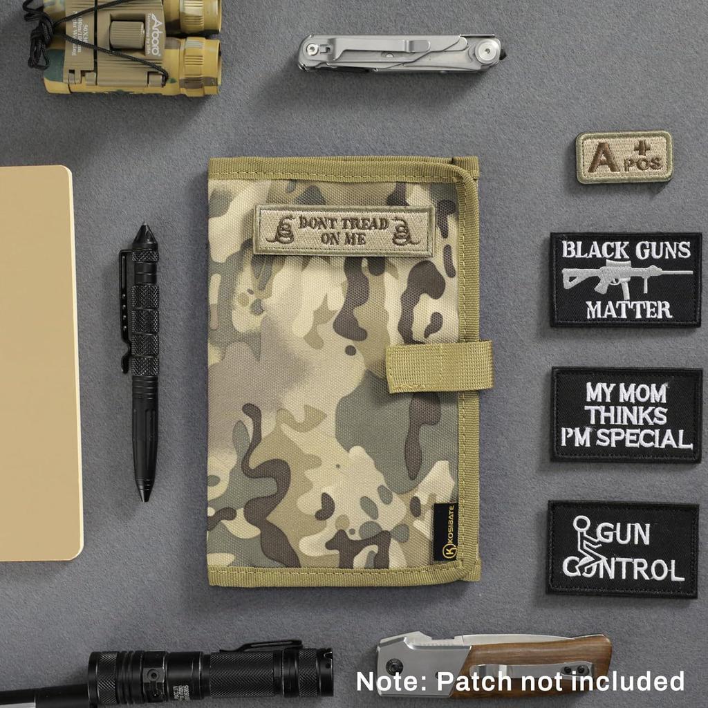 Трансграничный тактический блокнот A5 на кольцах для улицы с защитной обложкой