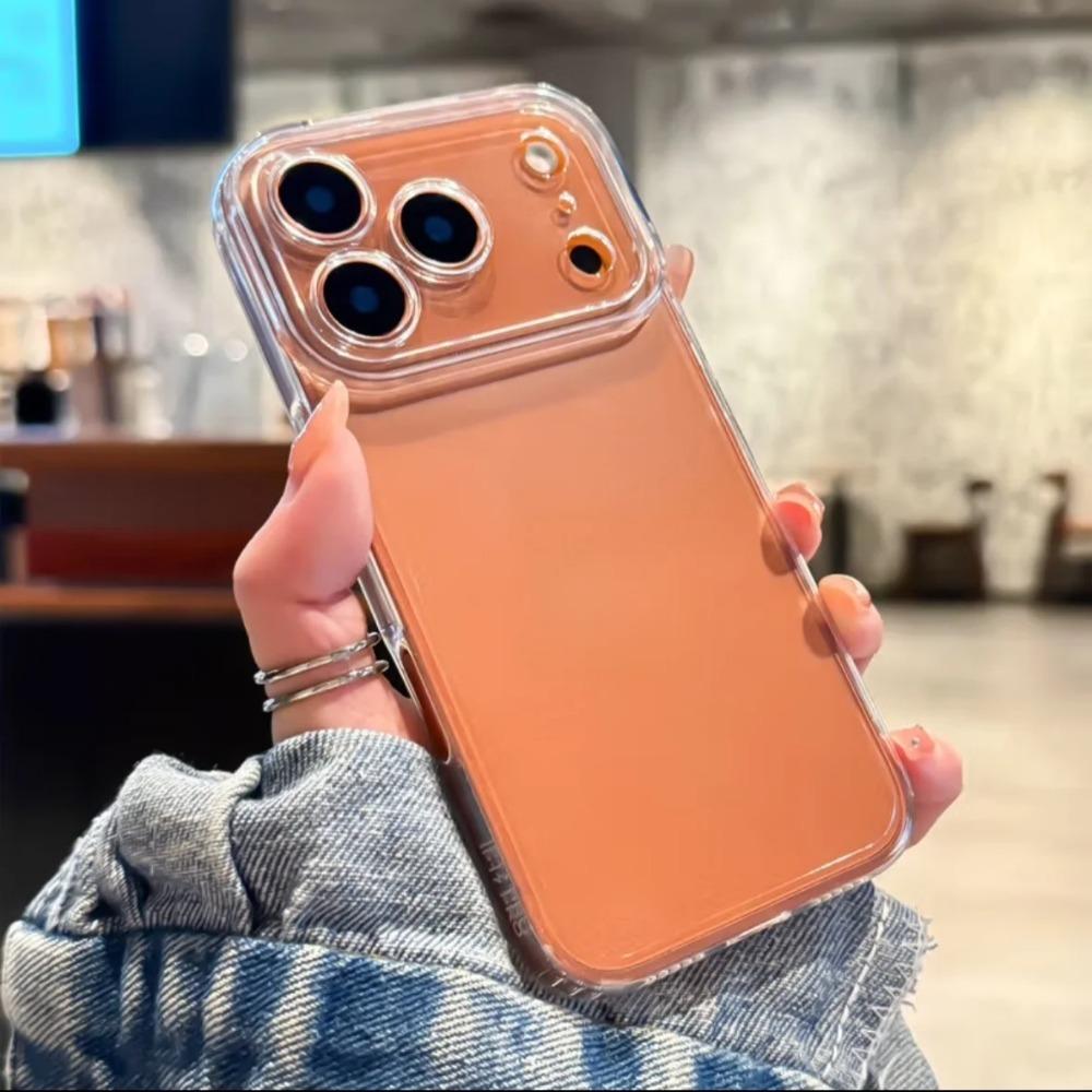Роскошный прозрачный чехол для телефона для iPhone 17 16 Pro Max Мягкие ТПУ чехлы для iPhone 17 16 15 14 13 Pro Max Воздушный мягкий ТПУ Прозрачная крышка