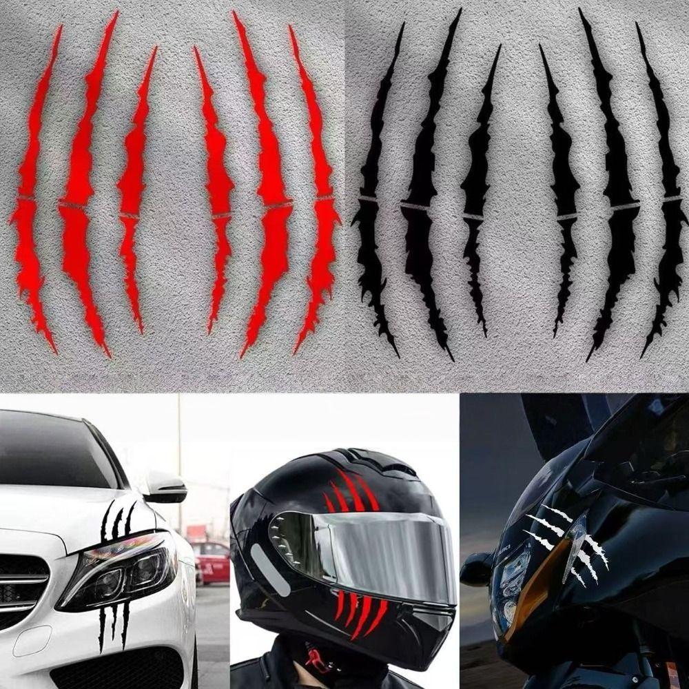 Vinyl Motorcycle Stickers Demon Claw Car Vinyl Stickers Helmet Stickers Vehicle Decoration