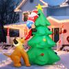 6-футовые надувные рождественские украшения со встроенными светодиодными лампами, рождественские надувные изделия для зимних праздников, рождественских вечеринок, декора садовых газонов