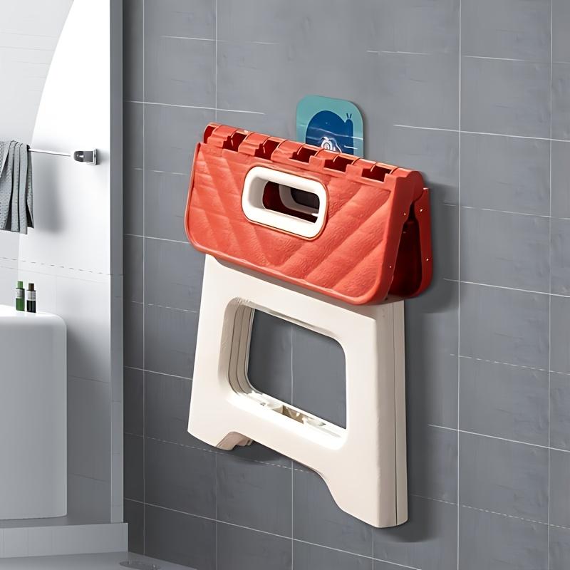 Складная стремянка - Грузоподъемность 300 фунтов Нескользящая подставка для ног, 8,7 дюйма Портативная высота - Компактная бытовая лестница для спальни, ванной, кухни и гостиной