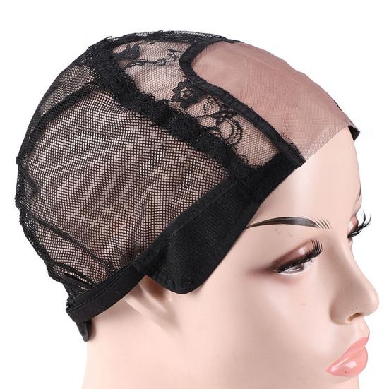Women Wig Cap Adjustable U-shaped Lace Wig Cap Breathable Reusable Washable Non-Slip Invisible Elastic Mesh Cap