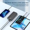 QGeeM Power Bank 20000mAh with 22.5W PD Fast Charging Powerbank Portable Battery Charger For iPhone 14 13 12 Pro Max Huawei SCP Charging Xiaomi
