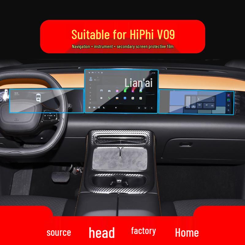 Защитная пленка для навигационного экрана и приборной панели Hycan A06 для 24 моделей