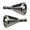 2Pcs Deburring External Chamfering Tool External Drill Steel Burr Removal Bit Quickly Repair Damaged Bolt Screw